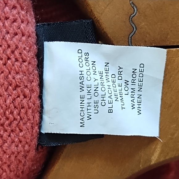 Vintage 90's Grandma Embroidered Cottagecore Turtle Neck Sweater Size M - Picture 10 of 10